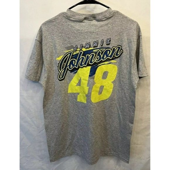 Jimmie Johnson #48 Official Hendricks Motors T-Shirt Men's Sz Lg Lowes NASCAR - Picture 7 of 9